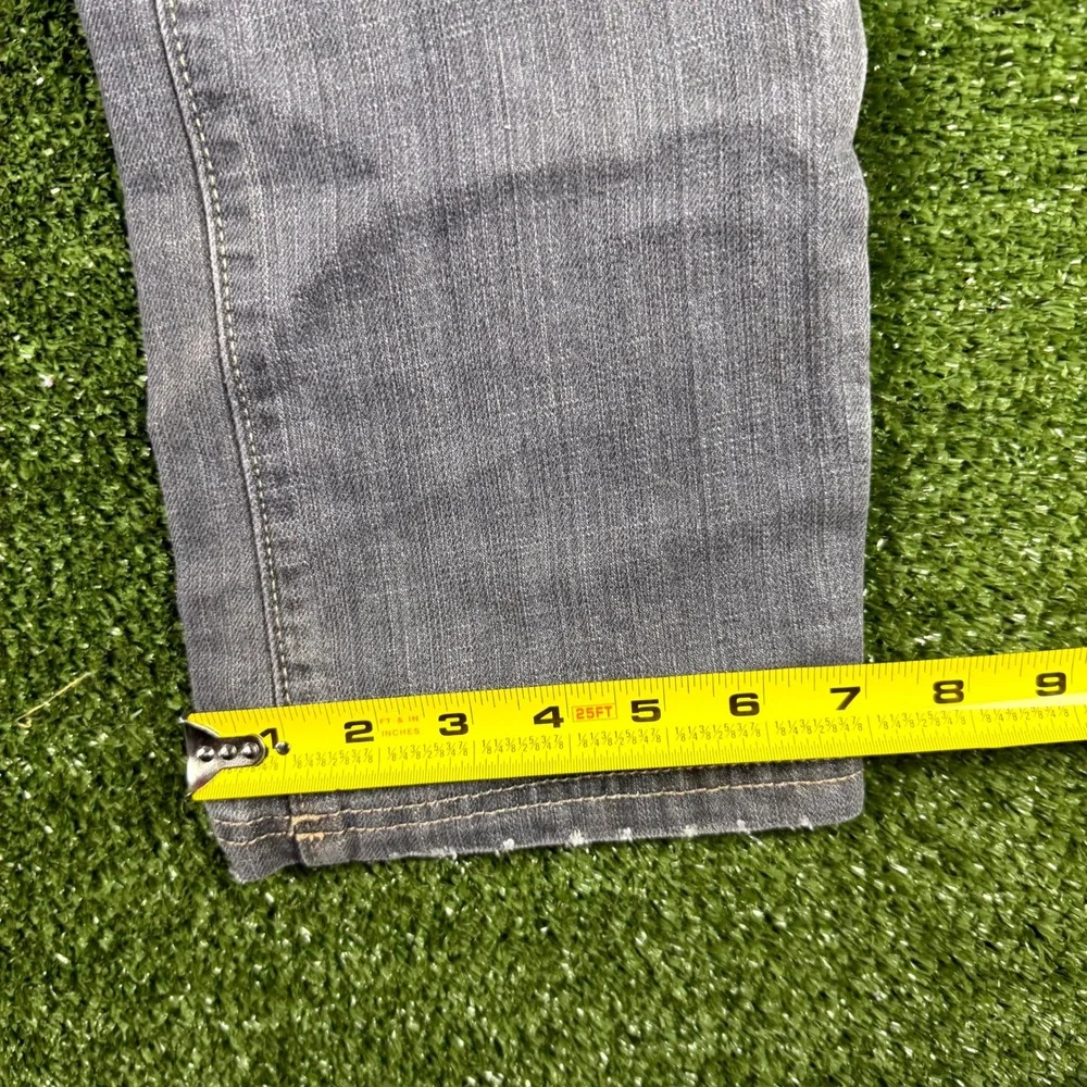 Old Navy Boys Skinny Jeans Gray Skull Graphic Size 12 Regular 0742